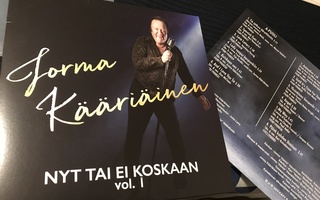 Jorma Kääriäinen Nyt tai ei koskaan Vol. 1 LP 2019 NM!