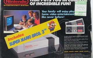 Nintendo 8-Bit Console (NES) With Super Mario Br