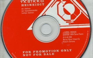 KAPASITEETTIYKSIKKÖ Heineidit - 1 biisin PROMO ONLY CDS 2001
