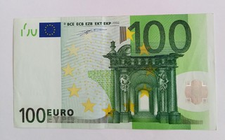 Euroseteli Alankomaat 100 € P-seteli 2002-sarja, Duisenberg.