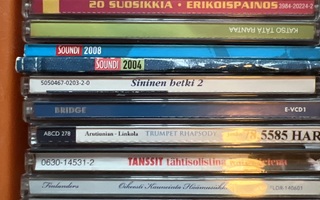 Cd-levyjä 44 kpl. Kotimaista musiikkia