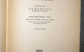 J. O. Hannula : Maailman sodan historia  I - II