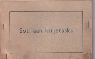 Sotilaan kirjetasku  - Takakannen kuva : H. Sjöstedt
