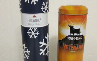 FINLANDIA Vodka peltipurkki + Osborne Veterano