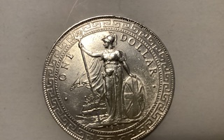 Iso-Britannia kauppadollari 1909 hopeaa