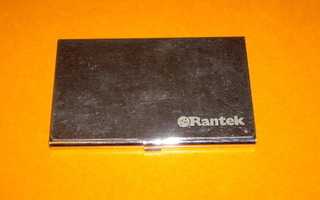 Metallinen  PANKKIKORTTI - KOTELO  Rantek -Logo