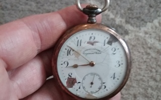 Chronometre hopeinen taskukello