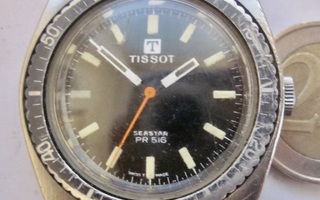 VANHA Kello Tissot Seastar PR 516 Sveitsiläinen