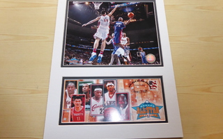 LeBron James virallinen NBA 2005 All-Star kehystetty taulu