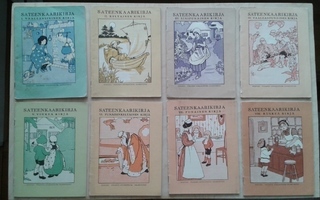 Sateenkaarikirjat kaikki 8 kpl, 1928-29,  lasten satukirja