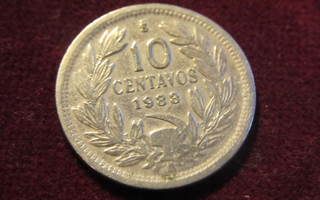 10 centavos 1933 Chile
