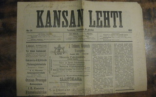 Sanomalehti : Kansan Lehti  2 kpl 1903-04