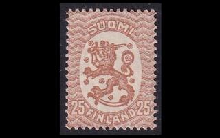 92 ** M-17 25p ruskea (1919)