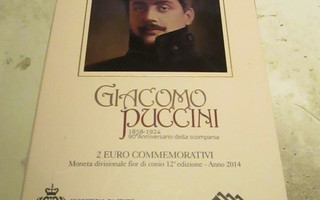 2014 San Marino juhlaraha  90 vuotta Giacomo Puccinin kuolem