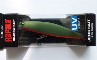 RAPALA SHADOW RAP JERKBAIT 7cm, 5g Väri: Green Army UV