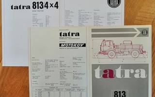 1973 Tatra 813 4x4 esite -  KUIN UUSI - kuorma-auto truck