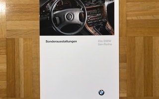 Esite BMW E31 8-sarja lisävarusteet 1996