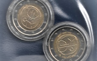 2 EURO EMU 2009  (2 kpl) UNC