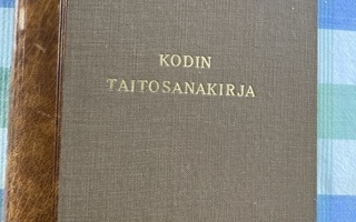 Vilho Setälä: Kodin taitosanakirja 2.p. 1935