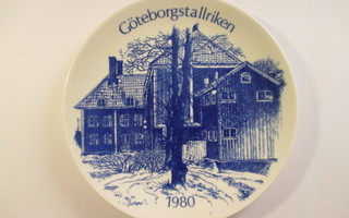Gustavsberg -Göteborgs-Tallriken 1980 seinätaulu.