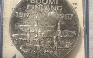 10 mk 1967 Suomi Itsenäisyys 50-vuotta