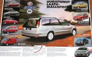 1997 Fiat Lancia Alfa Romeo esite - suomalainen - KUIN UUSI