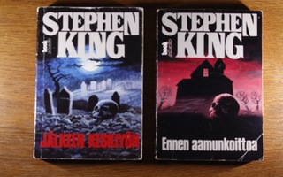 Stephen King - Jälkeen keskiyön & Ennen aamunkoittoa kirjat