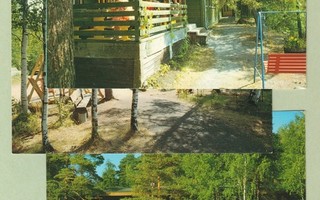 Kolme postikorttia: lomakoti Marjola Lappeenrannassa