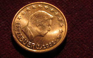 1 cent 2002 Luxemburg