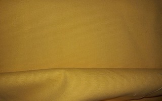 Keltainen canvas huonekalukangas