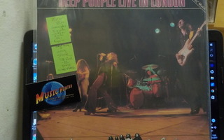DEEP PURPLE - LIVE IN LONDON EX+/EX+ LP UK -82