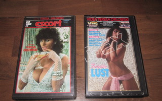 TERESA ORLOWSKI x 2 - Go for it & Forbidden lust (VHS)