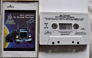 DEF LEPPARD One Through the Night C-KASETTI