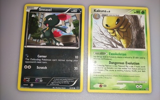 Pokemon kortit: Kakuna / Sneasel