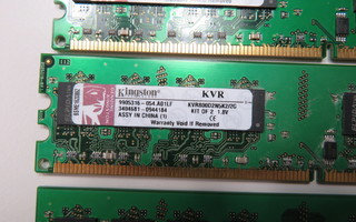 Kingston 4GB 4x1GB PC2-6400 DDR2-800MHz muistikitti