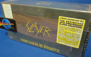 SLAYER - SOUNDTRACK TO THE APOCALYPSE UUSI 4CD + DVD BOKSI