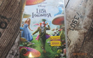 Disney Liisa Ihmemaassa dvd. (Johnny Depp)