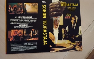 Sohon teurastaja (Kinski) VHS kansipaperi / kansilehti