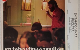 Anssi & Asko Mänttäri EN TAHO VIINAA PUOLTAA LP 1976 + liite