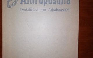 Antroposofia : Henkitieteellinen aikakauslehti