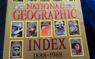 NATIONAL GEOGRAPHIC INDEX 1888-1988