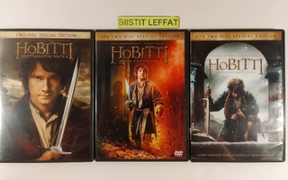 (SL) 6 DVD) Hobitti - Trilogia - SUOMIJULKAISUT!