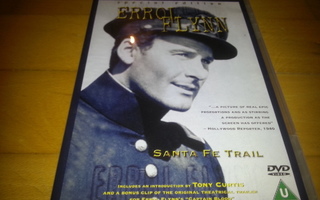 Errol Flynn-Santa Fe Trail -DVD.Huom Ei Tekstitystä