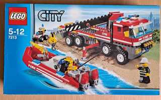7213 Lego city Maastopaloauto ja sammutusvene  