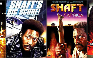 Shaft leffat 1-5 (1971, 1972, 1973, 2000, 2019) = 5x DVD