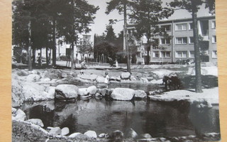 VANHA Postikortti Espoo Tapiola 1950-l Alkup. Mallikappale