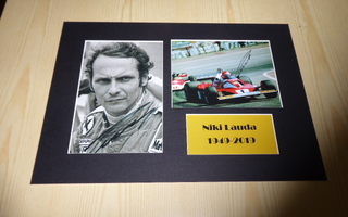 Niki Lauda Formula F1 valokuvat paspis A4
