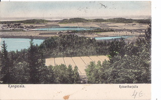 VANHA Postikortti Kangasala 1911