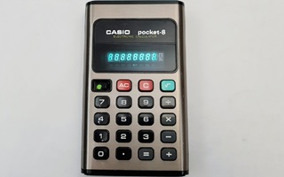 Casio Pocket-8 Electronic Calculator laskin