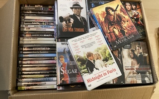 Paketti DVD-elokuvia (n. 150 kpl)